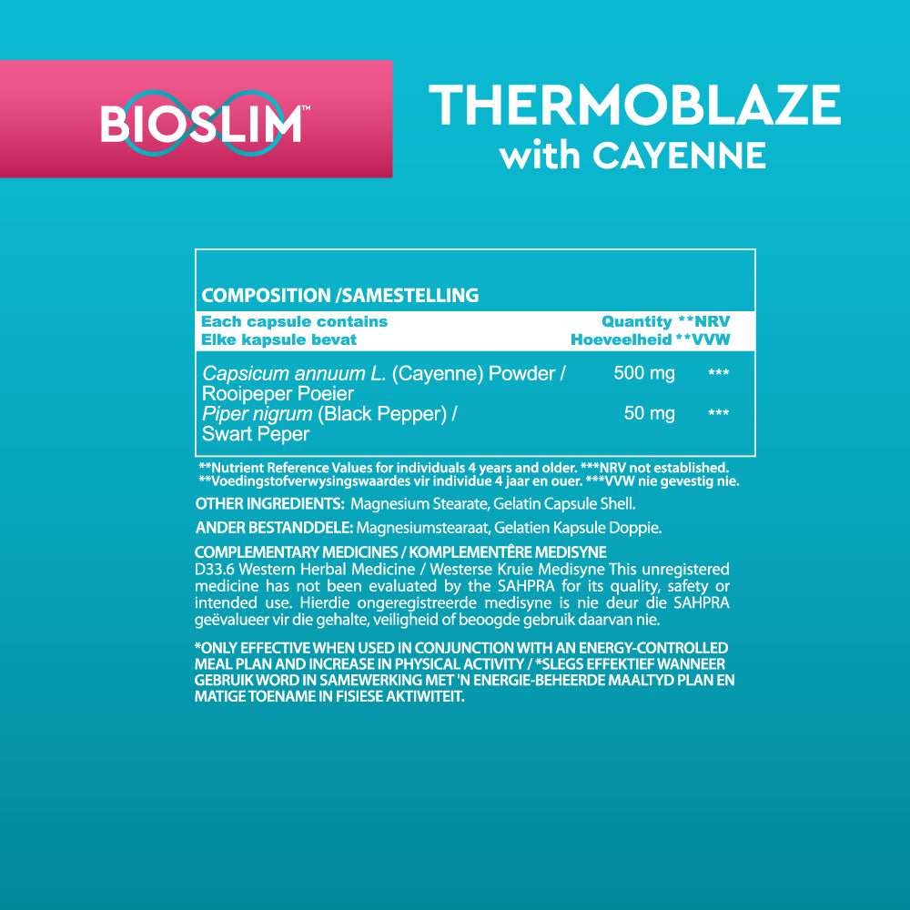 BIOSLIM Thermoblaze With Cayenne