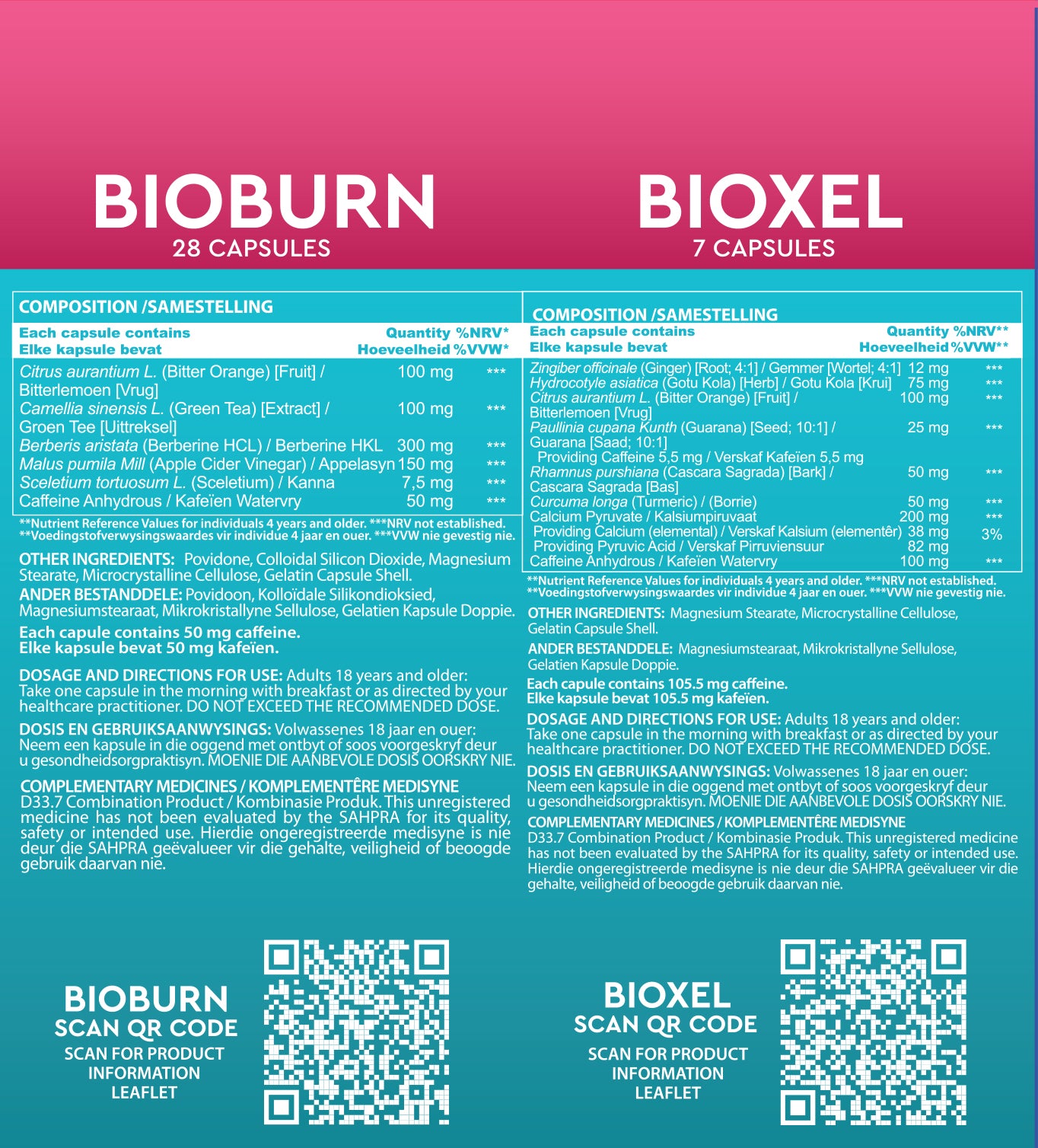 BIOSLIM META BURN weight loss (Starter Pack)