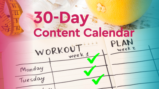 BioSlim 30-Day Content Calendar